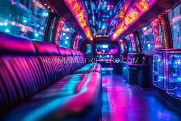 Miami 25-passenger party bus rental for bachelor parties