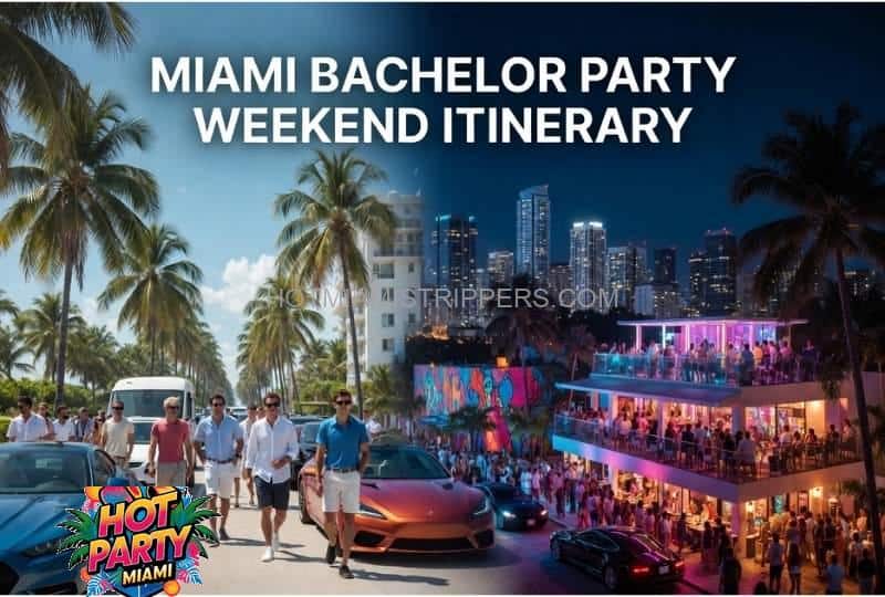 Miami bachelorette weekend itinerary with day and night girls trip plans
