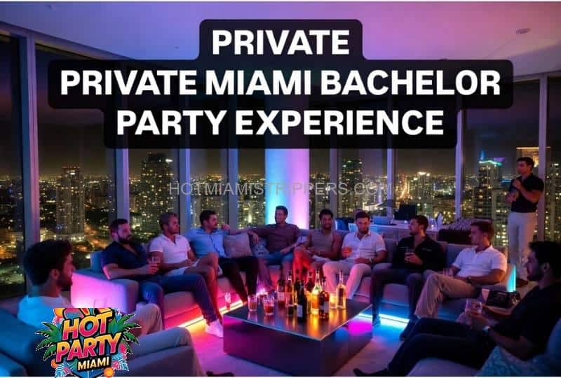 private Miami bachelor party experience inside luxury condo setting