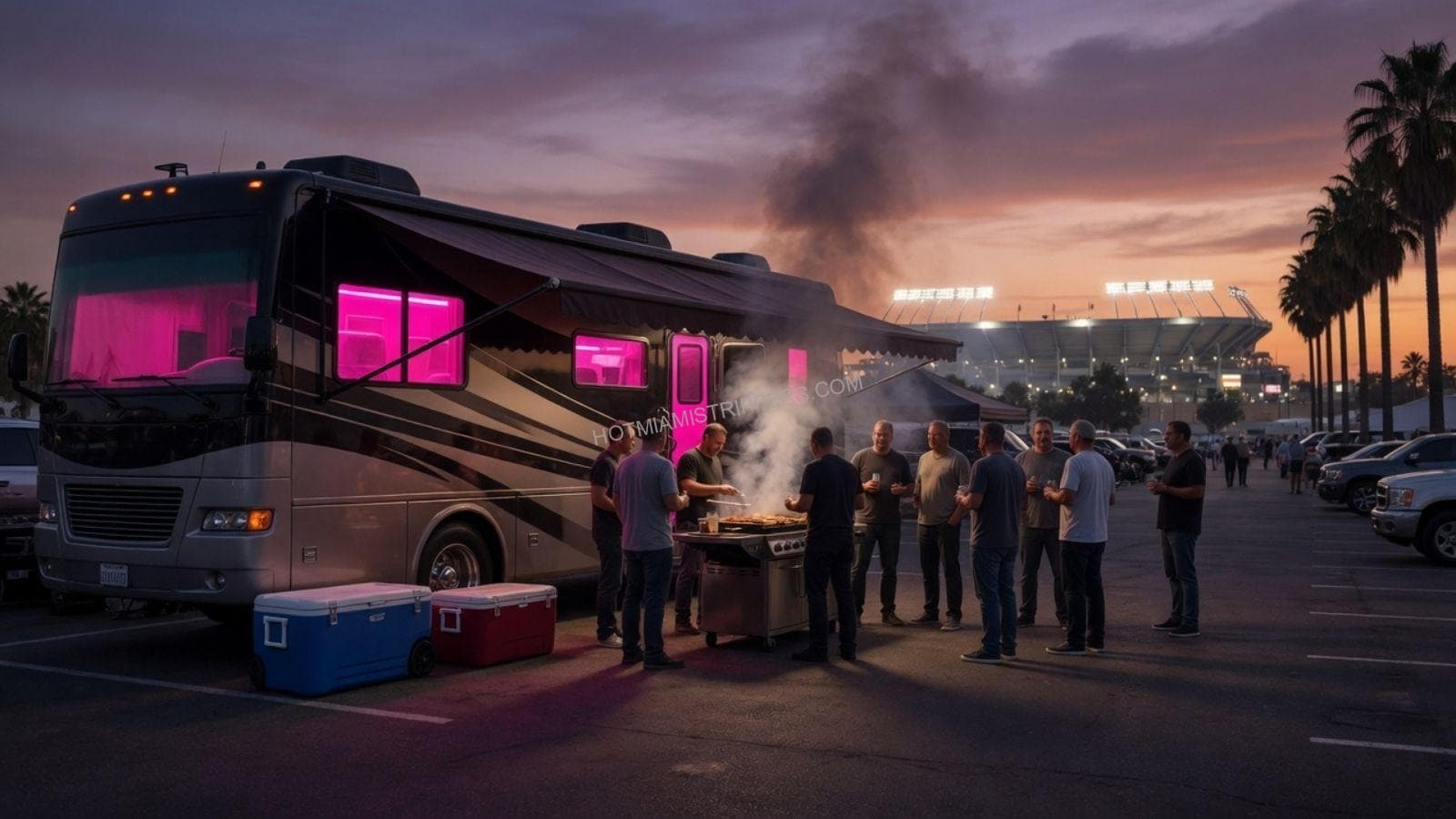 RV Tailgate Strip Show Miami