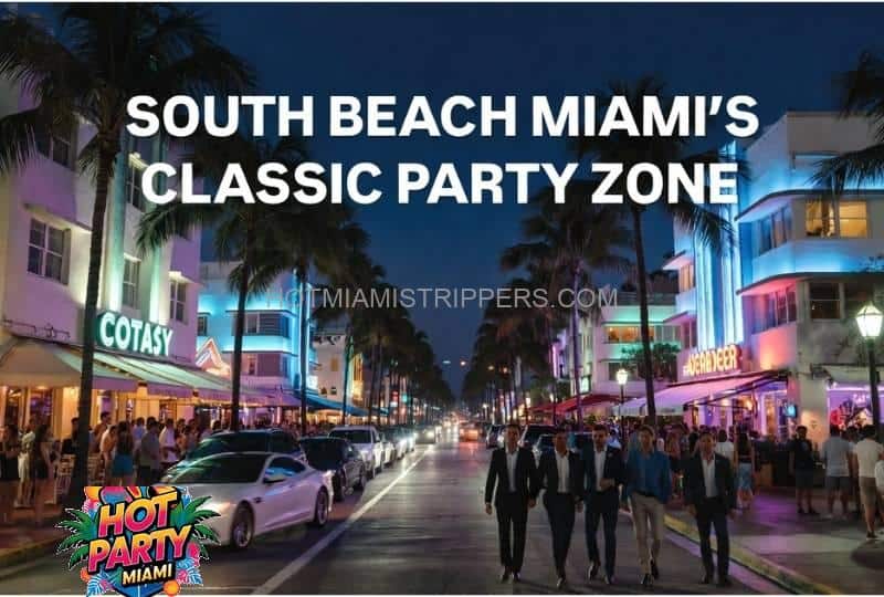 South Beach Miami nightlife for bachelor parties on Ocean Drive